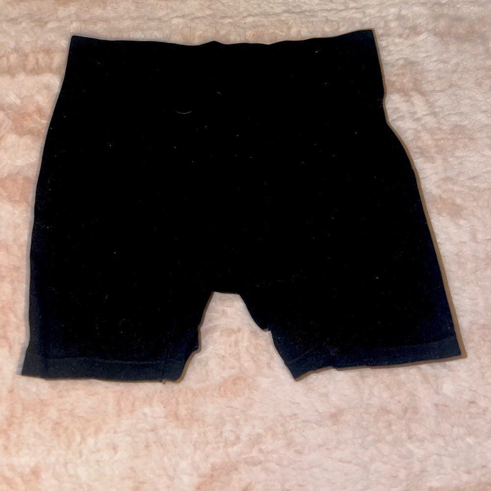 large black spandex shorts